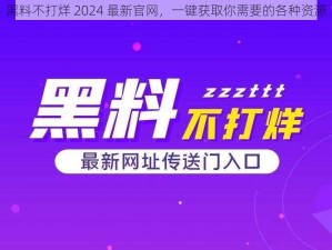 黑料不打烊 2024 最新官网，一键获取你需要的各种资源