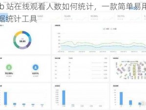 免费 b 站在线观看人数如何统计，一款简单易用的实时数据统计工具
