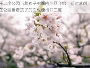 梅开二度公园当着孩子的面的产品介绍：延时喷剂，让你在公园当着孩子的面也能梅开二度