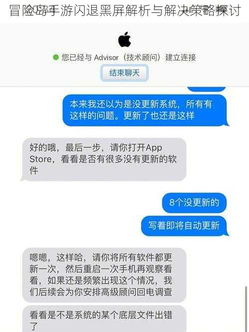 冒险岛手游闪退黑屏解析与解决策略探讨