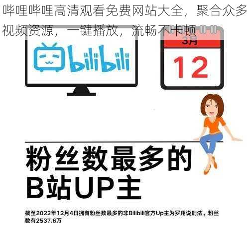 哔哩哔哩高清观看免费网站大全，聚合众多视频资源，一键播放，流畅不卡顿