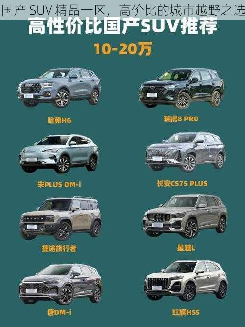 国产 SUV 精品一区，高价比的城市越野之选