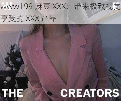 www199 麻豆 XXX：带来极致视觉享受的 XXX 产品