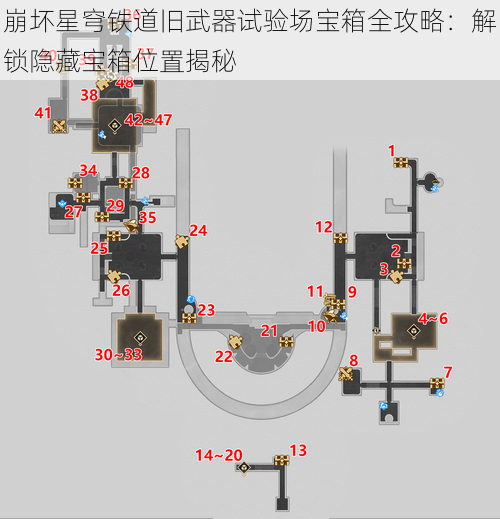 崩坏星穹铁道旧武器试验场宝箱全攻略：解锁隐藏宝箱位置揭秘