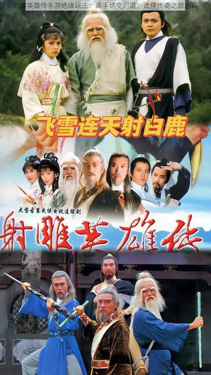 射雕英雄传手游绝缘玩法：高手结交问道，武侠传奇之旅启幕