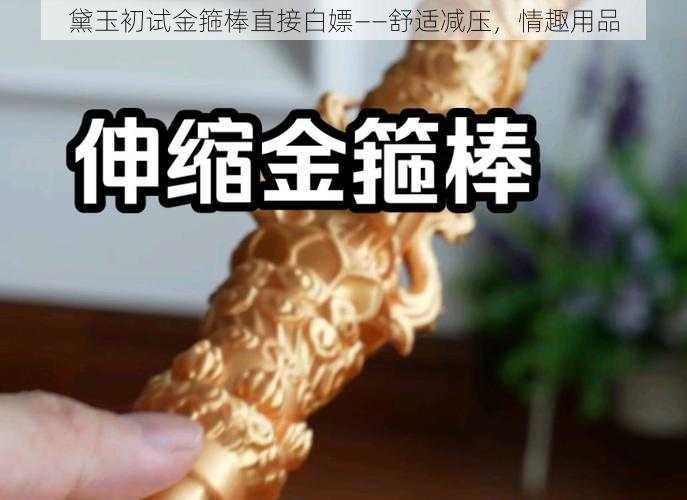 黛玉初试金箍棒直接白嫖——舒适减压，情趣用品