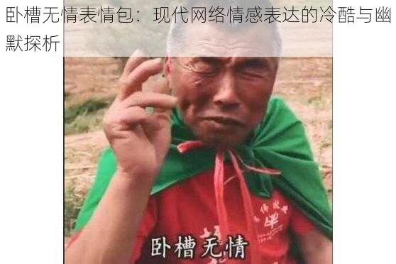 卧槽无情表情包：现代网络情感表达的冷酷与幽默探析