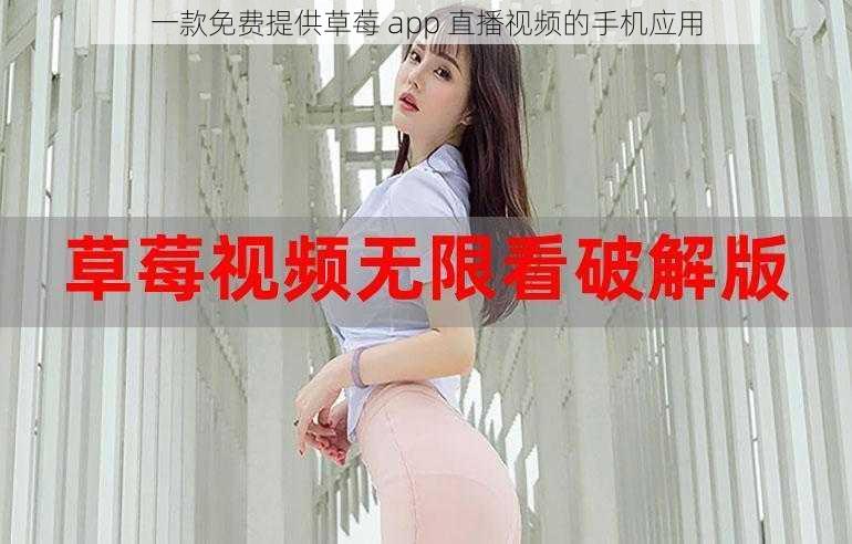 一款免费提供草莓 app 直播视频的手机应用