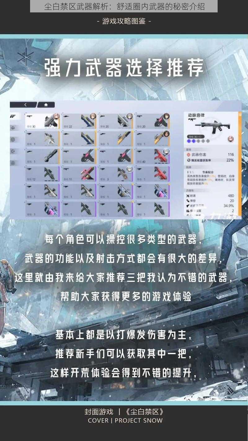 尘白禁区武器解析：舒适圈内武器的秘密介绍